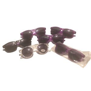 🟢 Lot of 7 Colorado Rockies Toyota Purple Sunglasses